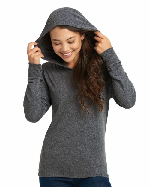 6021 Next Level Unisex Triblend Hooded Tee