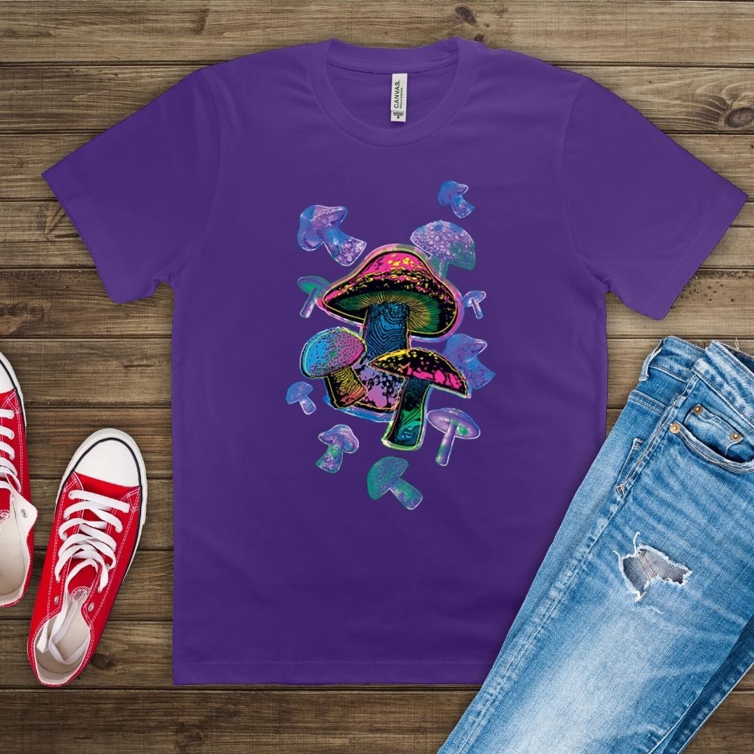 Colorful Mushrooms – The T-Shirt Lady