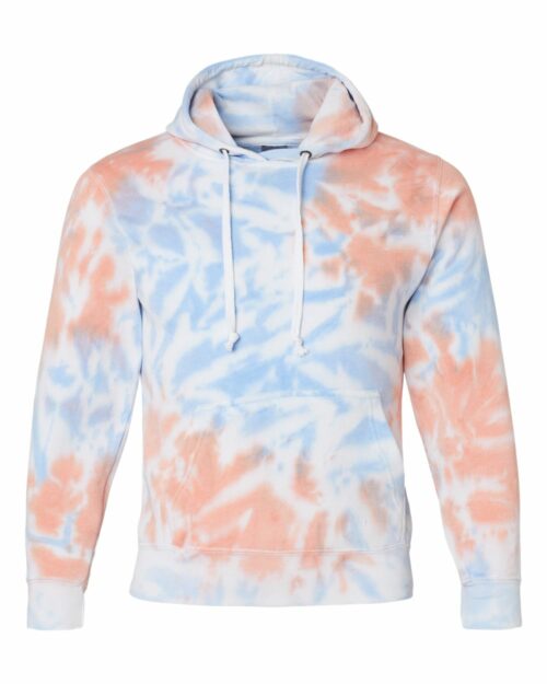 Tie-Dye Fleece Hooded Sweatshirt