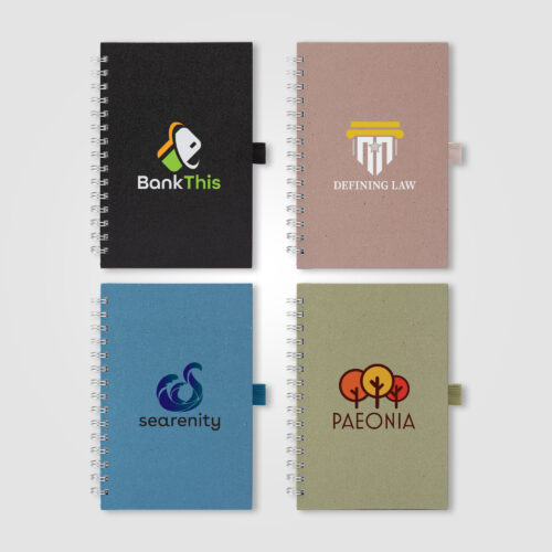Terra Recycled Milk Carton Hard Cover Spiral Notebook
