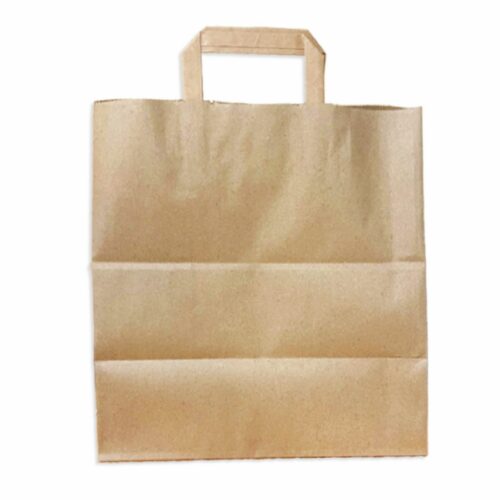 Kraft Natural Flat Handle Shopper Bag - Image 2
