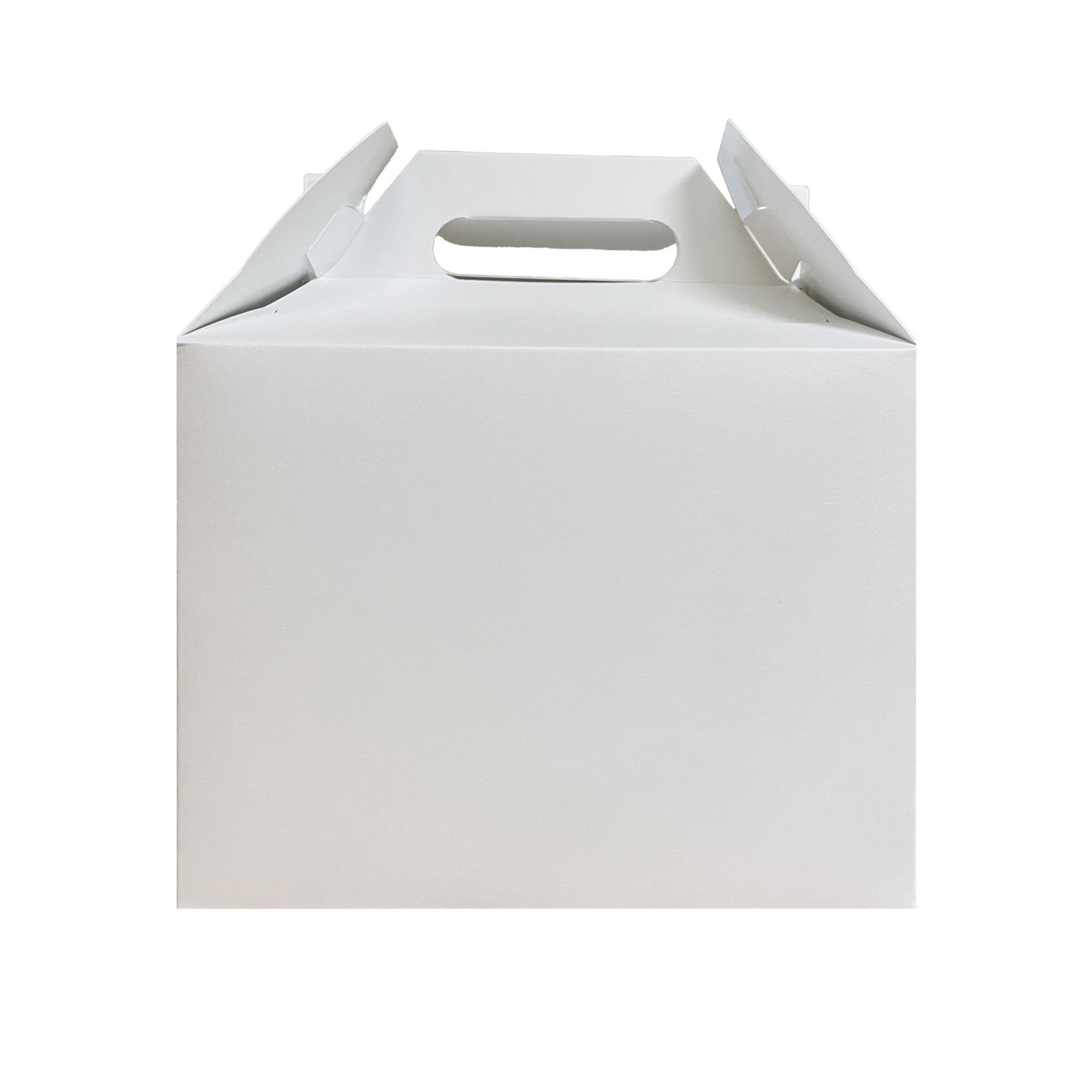 Pop-Open White Cardboard Gable Box - Image 2