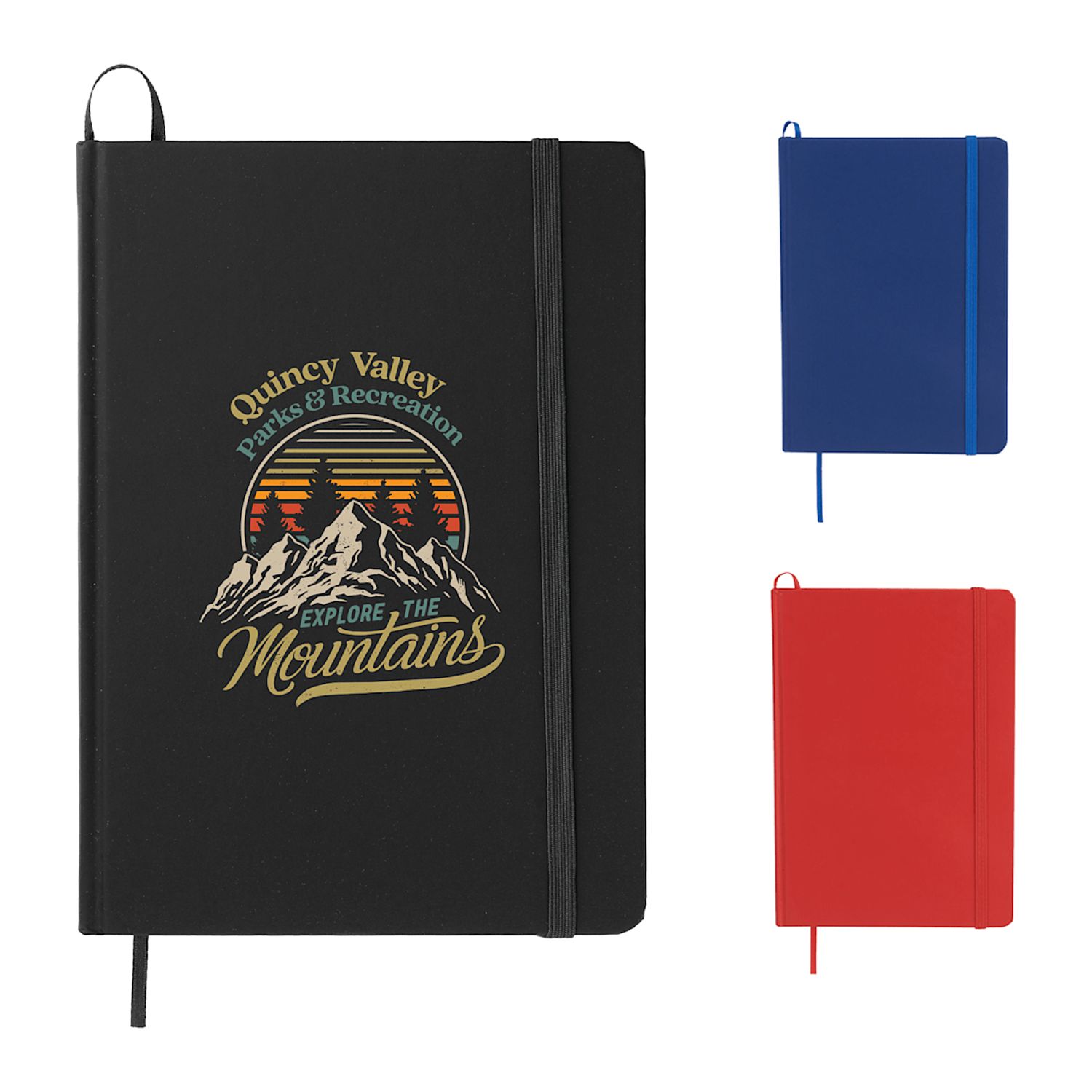 5" x 7" Mix Snap Elastic Closure Notebook