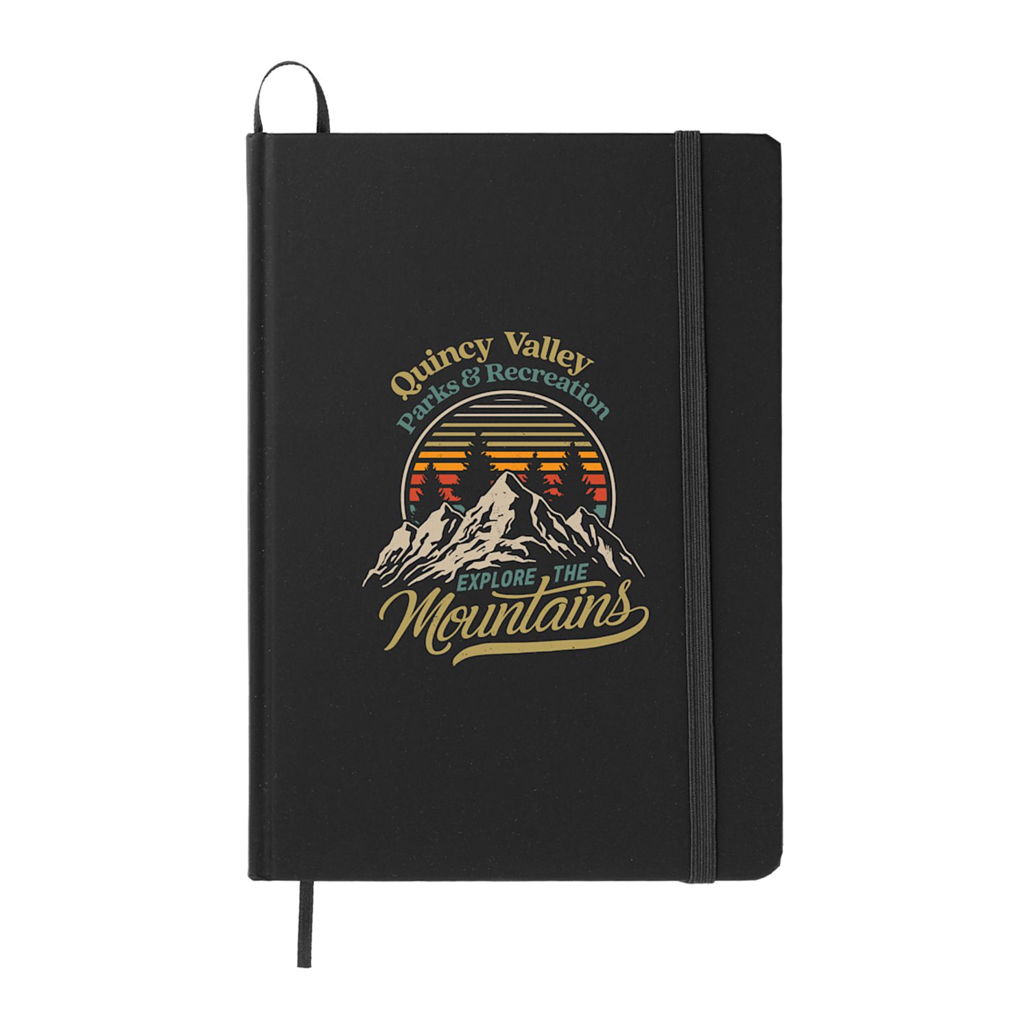 5" x 7" Mix Snap Elastic Closure Notebook - Image 3