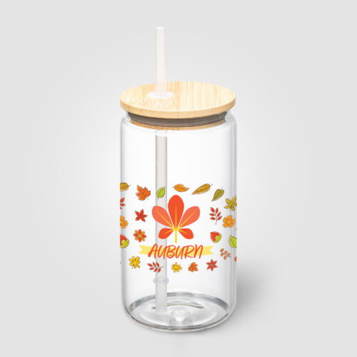 Cádiz Glass Bamboo Lid Tumbler - 17 oz.